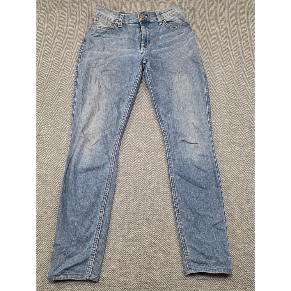 7 For All Mankind Gwenevere Skinny Jeans Medium Wash Blue Womens‎ Size 25
